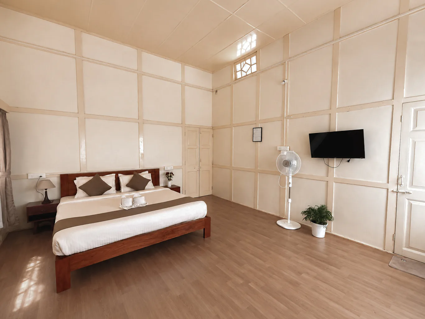 Hometown Glory, OOtO Homestay’s spacious king room in Shillong.